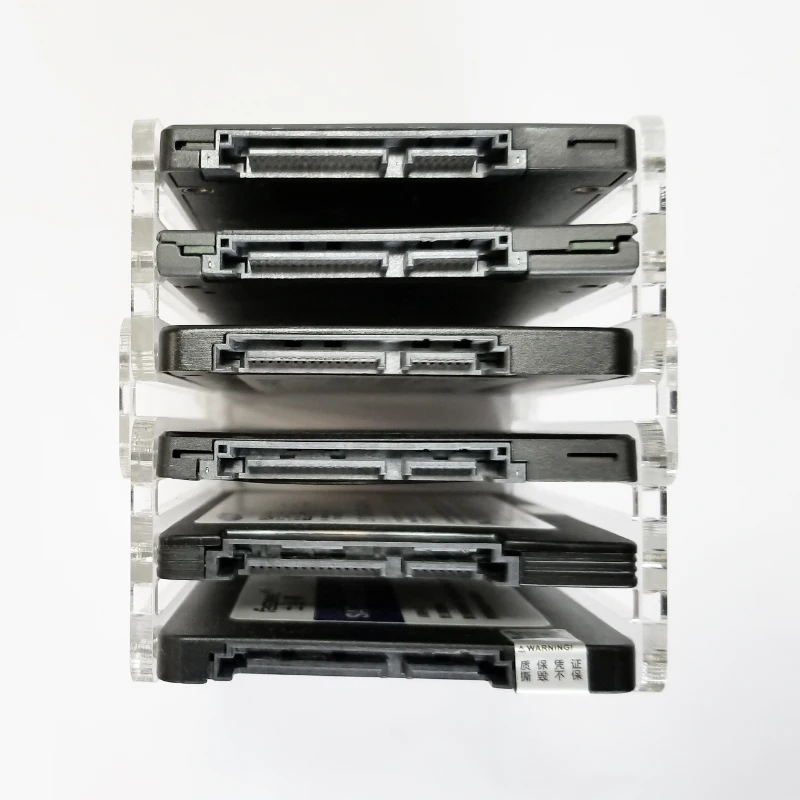 2F diy2 5 дюймовый твердотельный жесткий диск SSD акриловый кронштейн коробка для