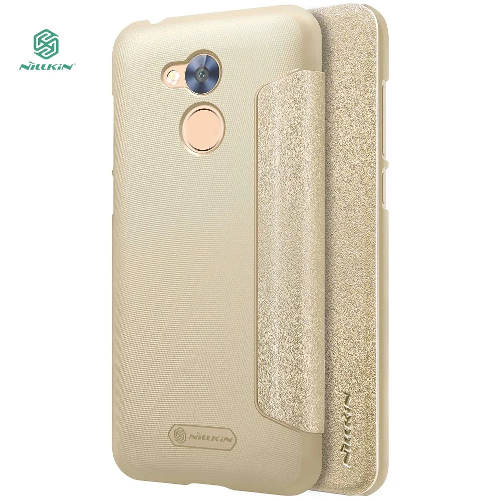 Для huawei Honor 6A чехол Nillkin Sparkle cover для Play телефона защитный флип-чехол | Мобильные