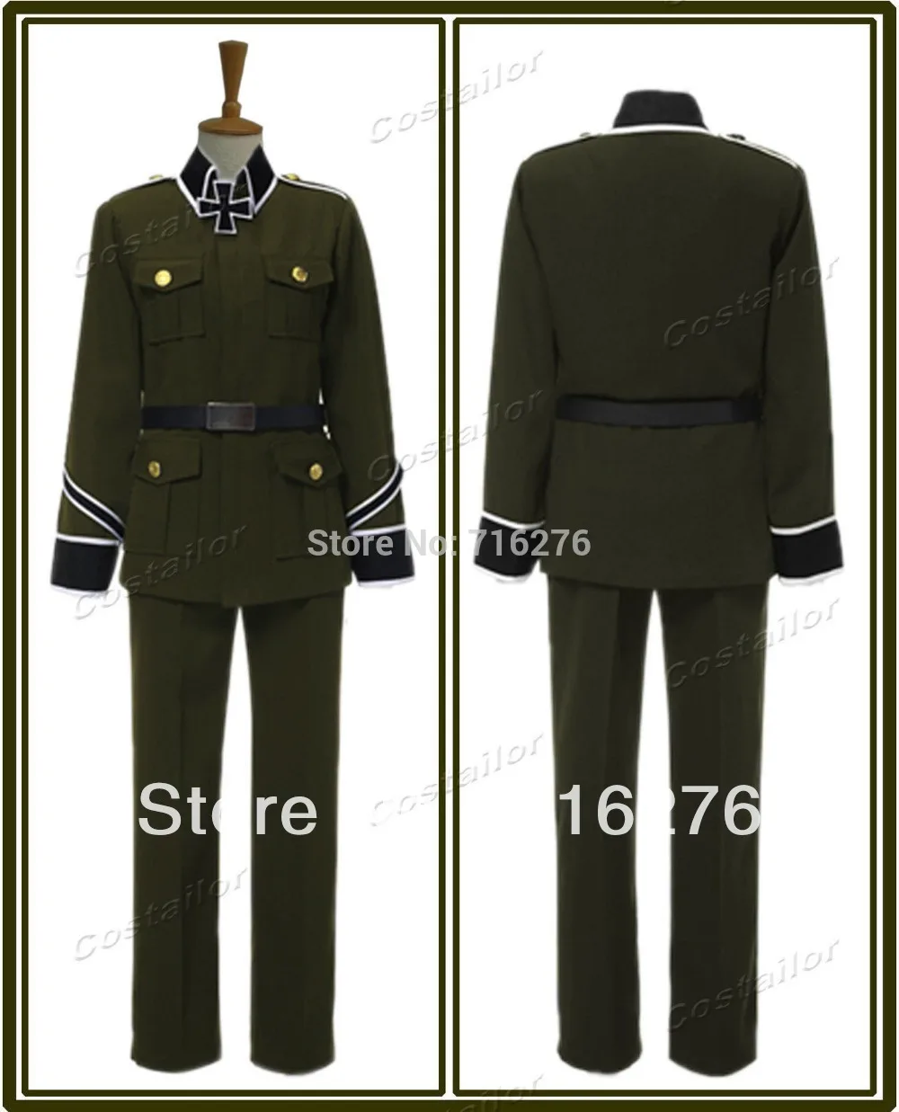 Kisstyle модный APH Axis Powers Hetalia (APH) немецкий костюм для косплея|cosplay bleach costumes|cosplay kimonocosplay