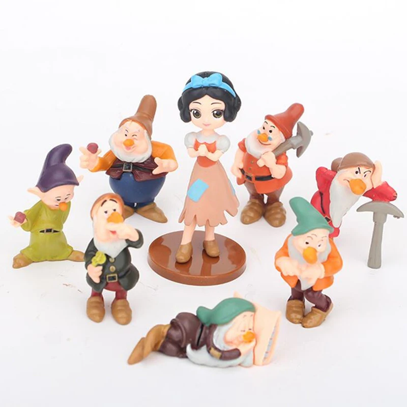 Принцесса Дисней Q версия персонажи Белл Жасмин Принцесса ПВХ фигурка куклы KidsToys для детей подарок на день рождения A94