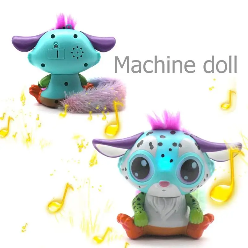 Acousto-optic Touch Response Interactive Pet Magic Colorful Tail Fox детские игрушки