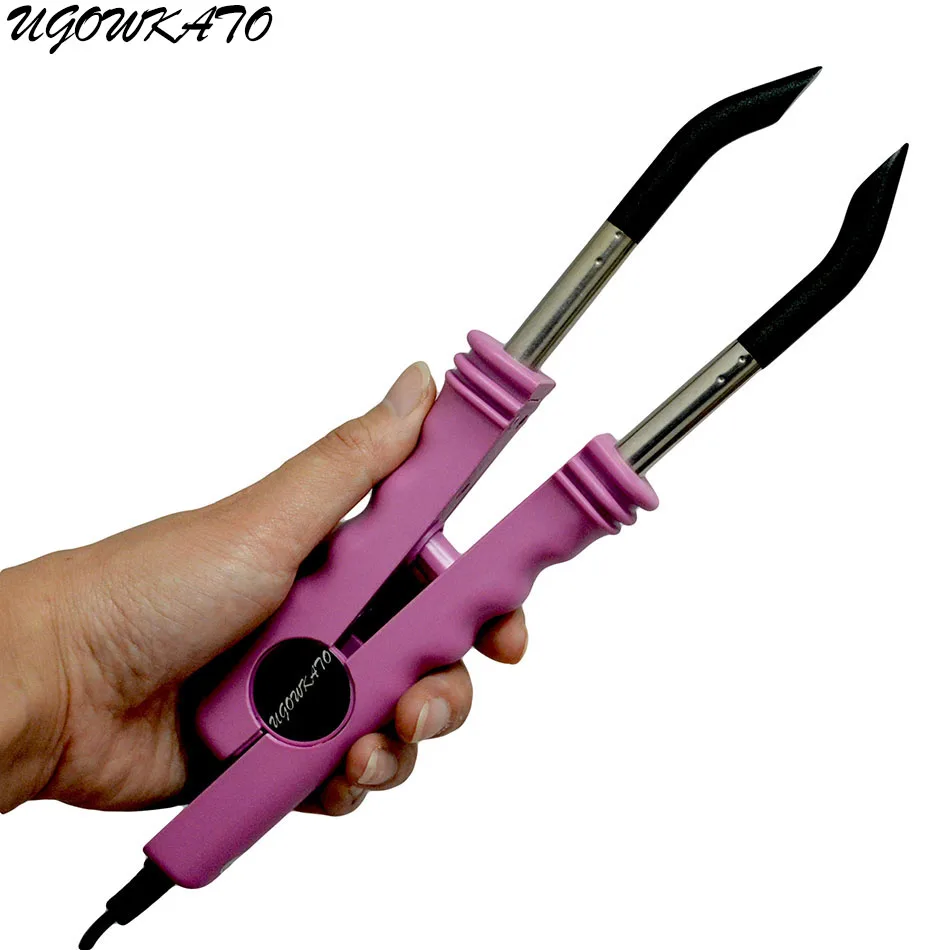 Новый флейт пластина для наращивания волос Fusion Железный инструмент ЕС вилка