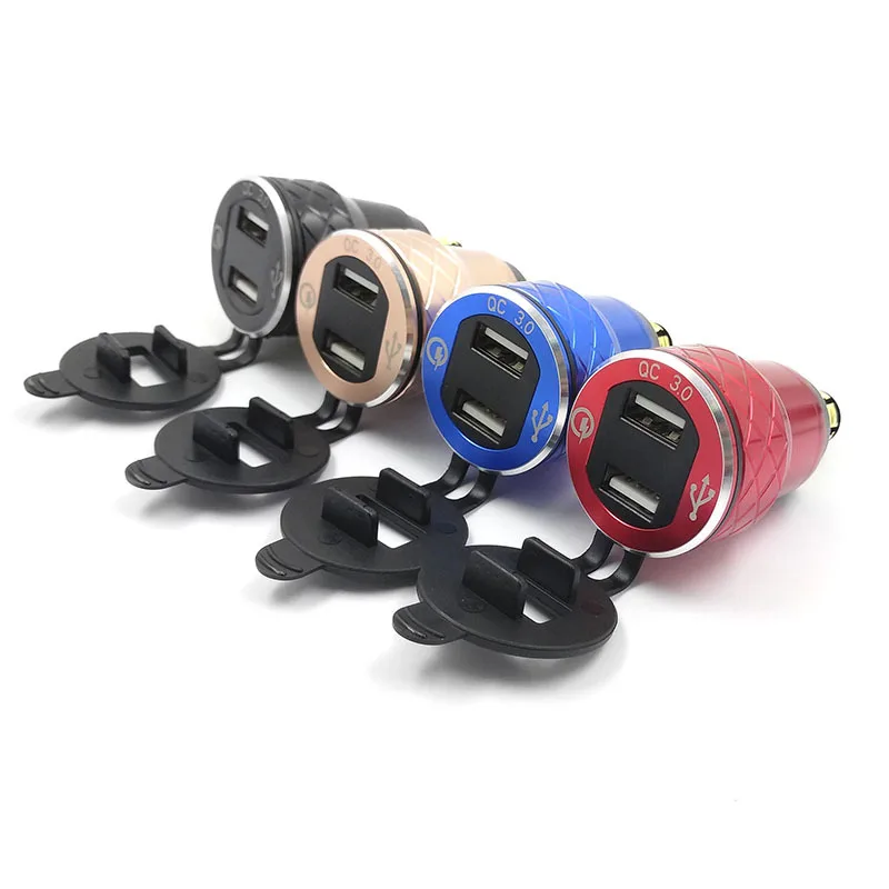 Для BMW Hella DIN к USB мотоциклетная вилка QC3.0 Dual зарядное устройство розетка адаптер