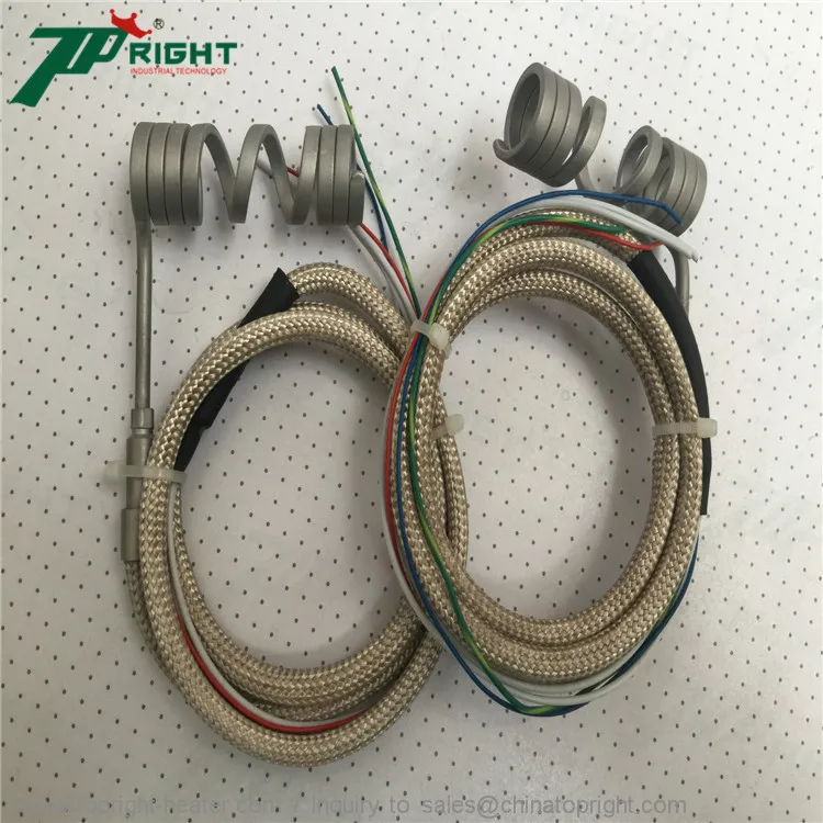Нагревательный элемент катушки горячего бегуна id16x85 мм 240v420w|element| |