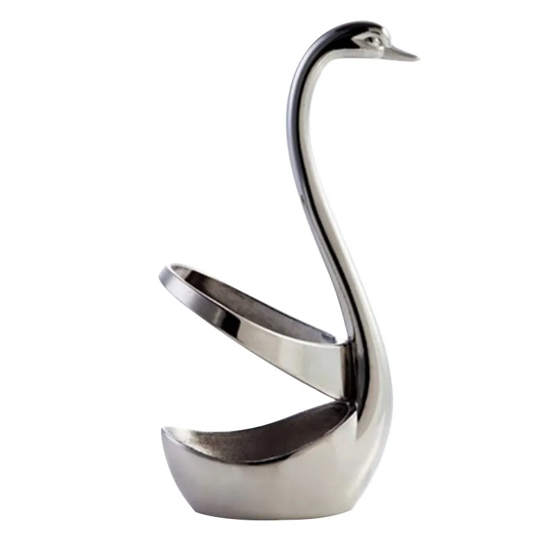 2019 Горячие лебедь-образный из нержавеющей стали дессертная посуда набор ложка