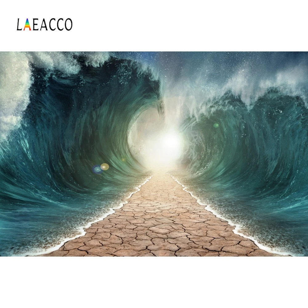 Laeacco фон для фотосъемки с изображением океана огромные волны абстрактная