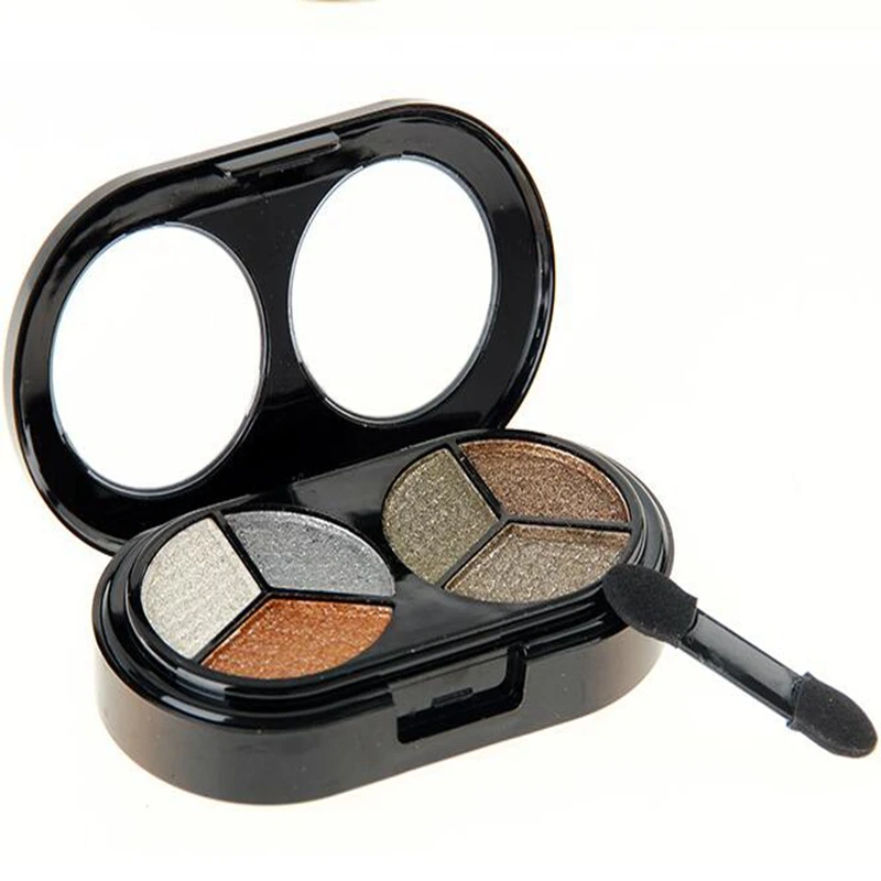 3d-тени для век 6 цветов блестящий перламутровый макияж диск макияжа стойкая вода