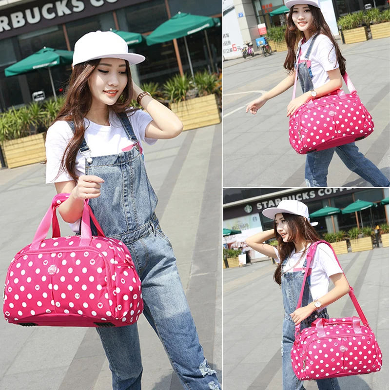 

Top Nylon Sports Gym Bag For Men Women Fitness Travel Handbags Training Shoulder Bag With Shoes Pocket Multifunction Bag