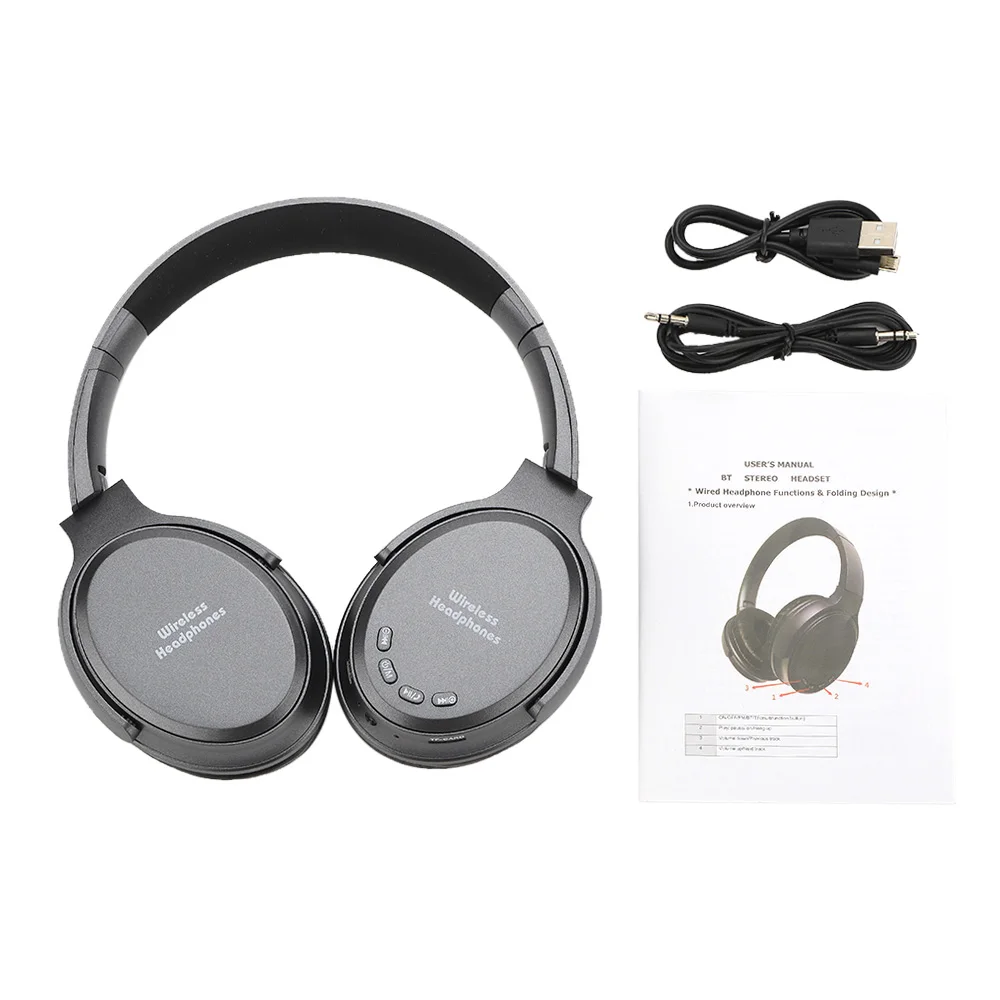 Беспроводные наушники DH888 Bluetooth 5 0 складные стерео бас повязка на голову слот для