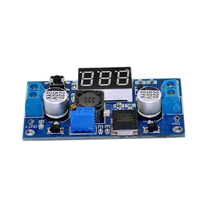 LM2577 DC регулируемый Повышающий Модуль питания 3 значный дисплей|Инверторы и
