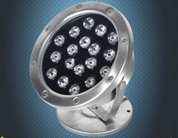 Водонепроницаемые подводные светодиодные фонари 5 шт./лот 12 В/24 В Вт 15 18 36 IP68 rgb для