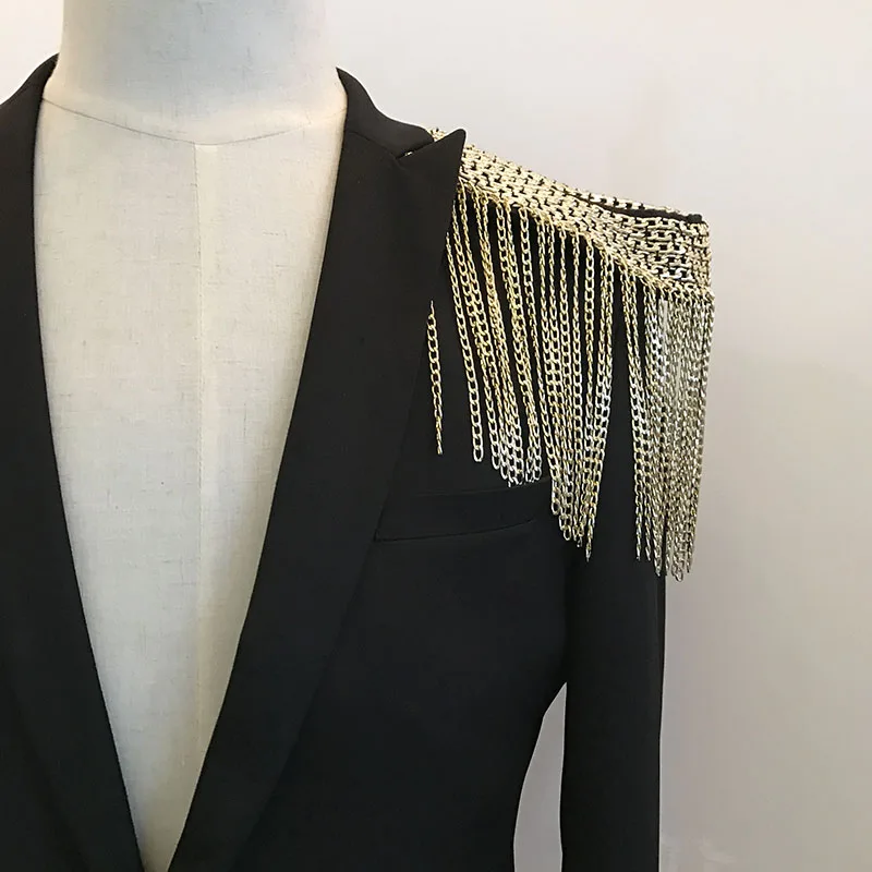 Аксессуары для представлений большая эполетка с бахромой hombro bijoux винтажное