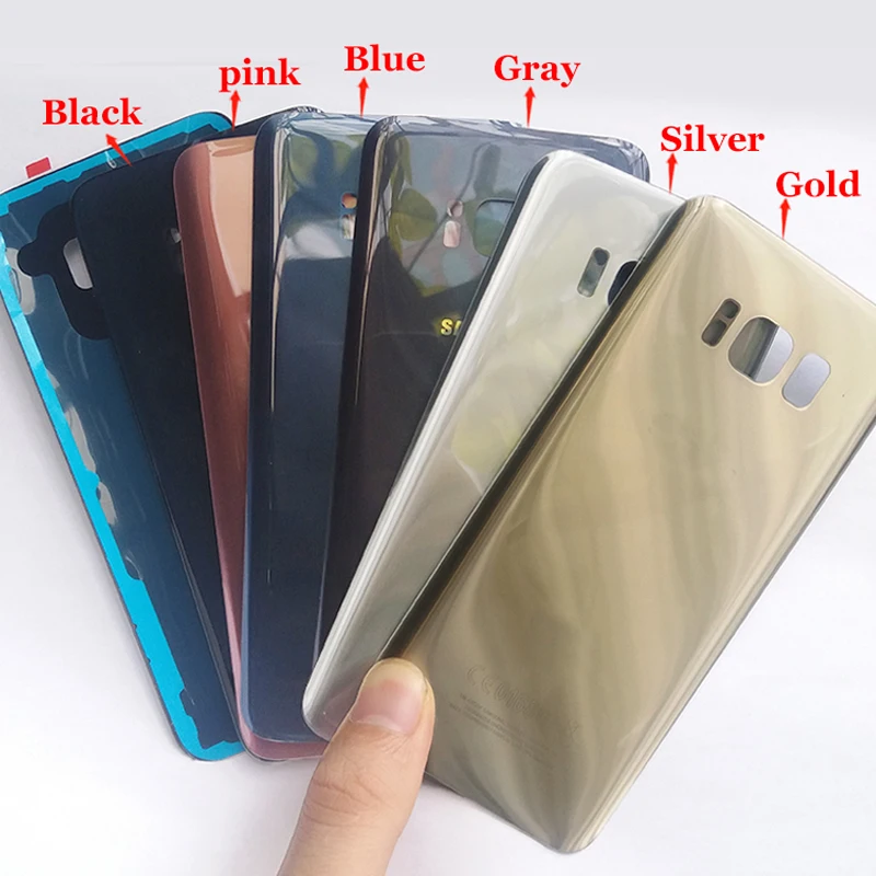 Для Samsung Galaxy S8 G950 G950F + S8Plus задний корпус Plus G955 G955F задняя крышка батарейного отсека