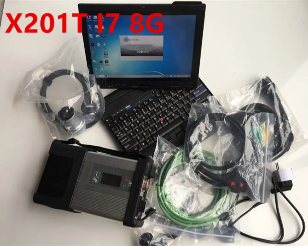 Диагностический инструмент для ноутбука Super MB Star C5 с x201t mb sd connect compact c5 новейшим