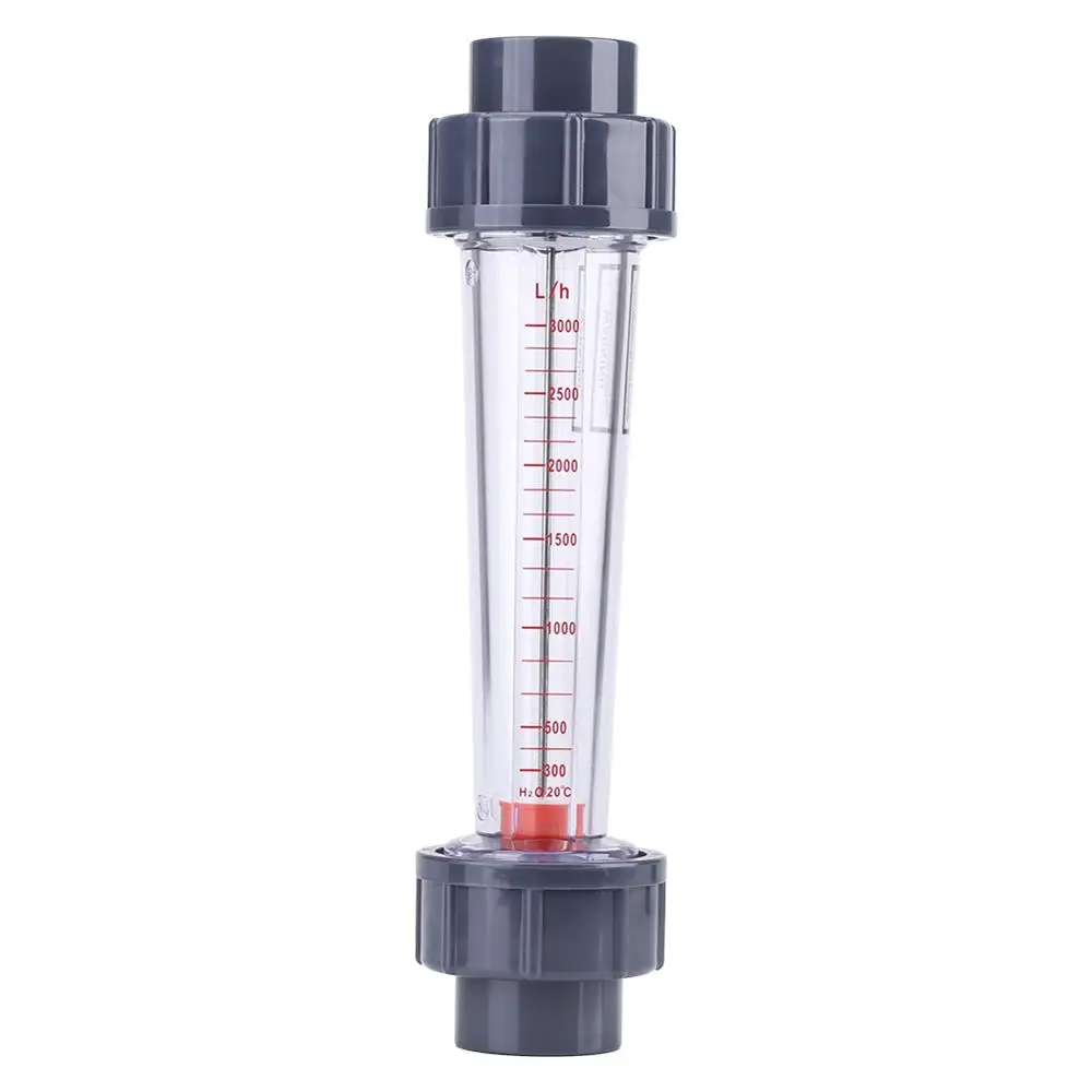 

Plastic Tube Type LZS-25 Flow Meter 300-3000L/H Water Rotameter Liquid Flowmeter Measuring Tools for Chemical Light for DN25