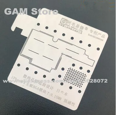 Для iPhone X средняя рамка BGA трафарет Nand Flash реболлинг IC Pin припой Нагревательный