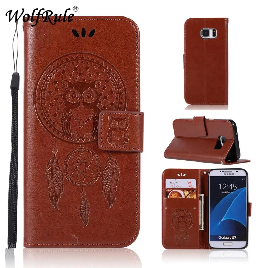 

For Cover Samsung Galaxy S7 Case Flip Leather Case for Samsung Galaxy S7 Stylish Soft Phone Bag Cover Wallet Case For Samsung S7