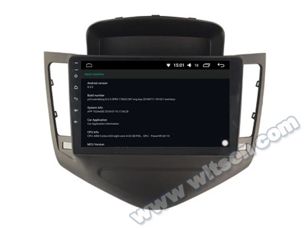 WITSON Android 8 0 9 &quotбольшой автомобильный dvd-плеер с экраном GPS для CHEVROLET CRUZE 2008-2011 радио