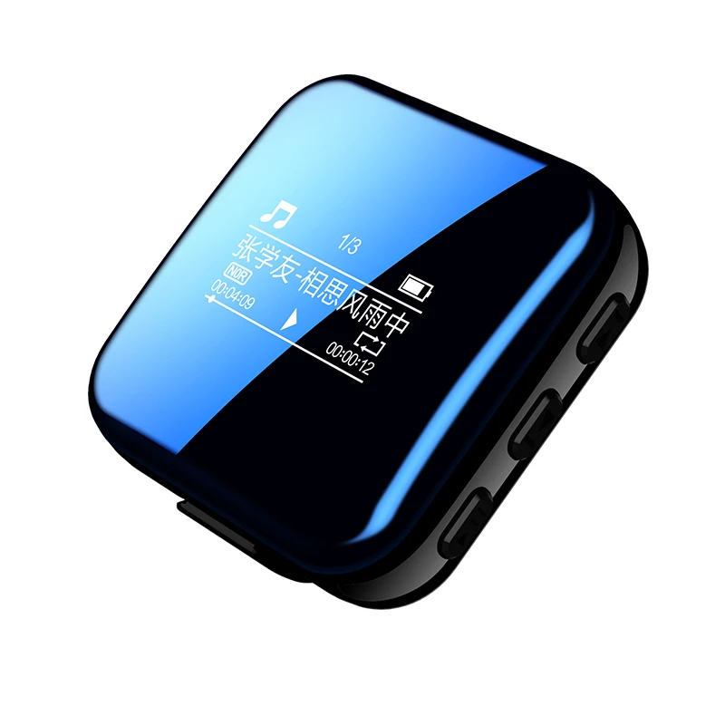 Yescool X1 8 ГБ Цифровой звук голоса Регистраторы диктофон HIFI без потерь спортивные MP3 для бега с повязки клипы