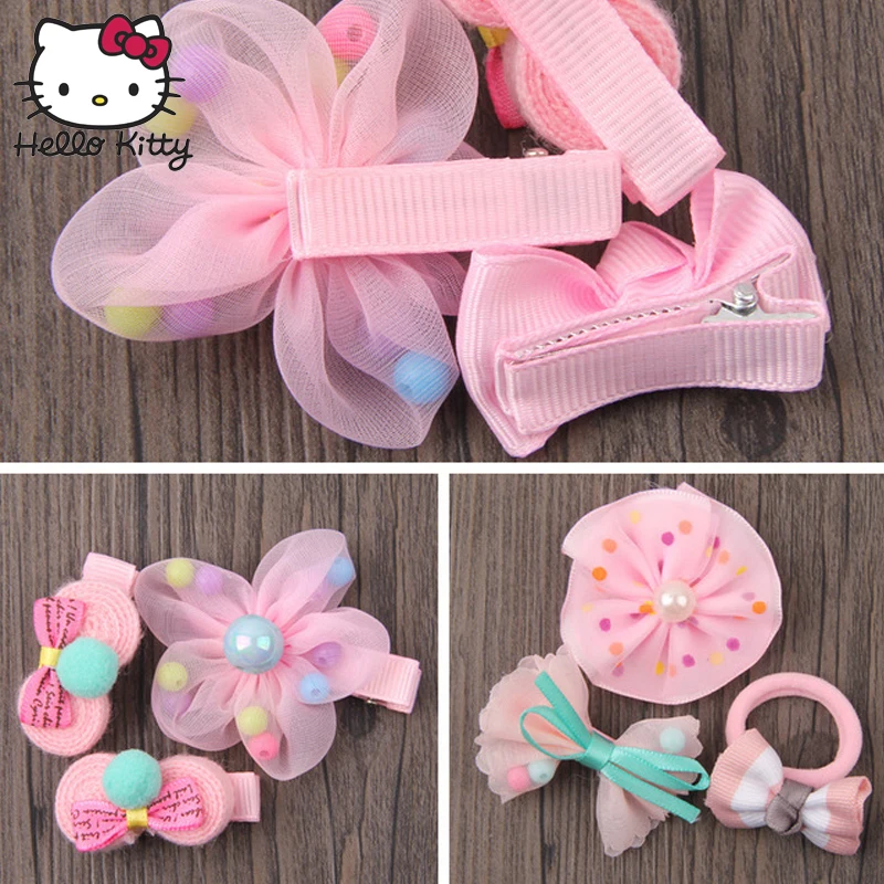 Hello kitty Подарочный набор детские шпильки волосы аксессуары для девочек зажимы