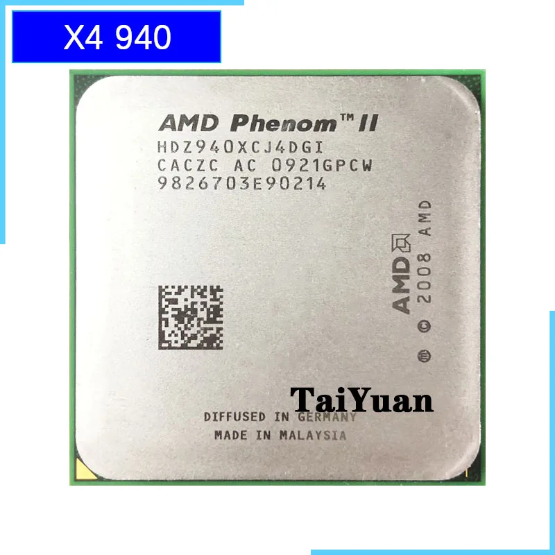 Четырехъядерный процессор AMD Phenom X4 940 3 0 ГГц HDZ940XCJ4DGI 125 Вт Socket AM2 + свяжитесь с