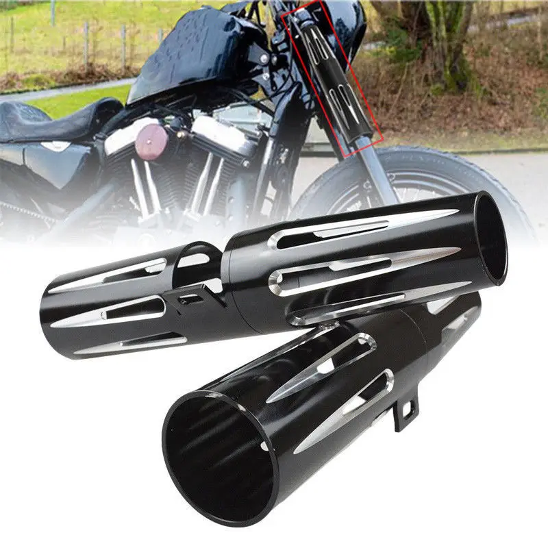 39 мм 14 &quotмотоциклетные алюминиевые мотоциклетные ботинки для harley forks Чехол Harley