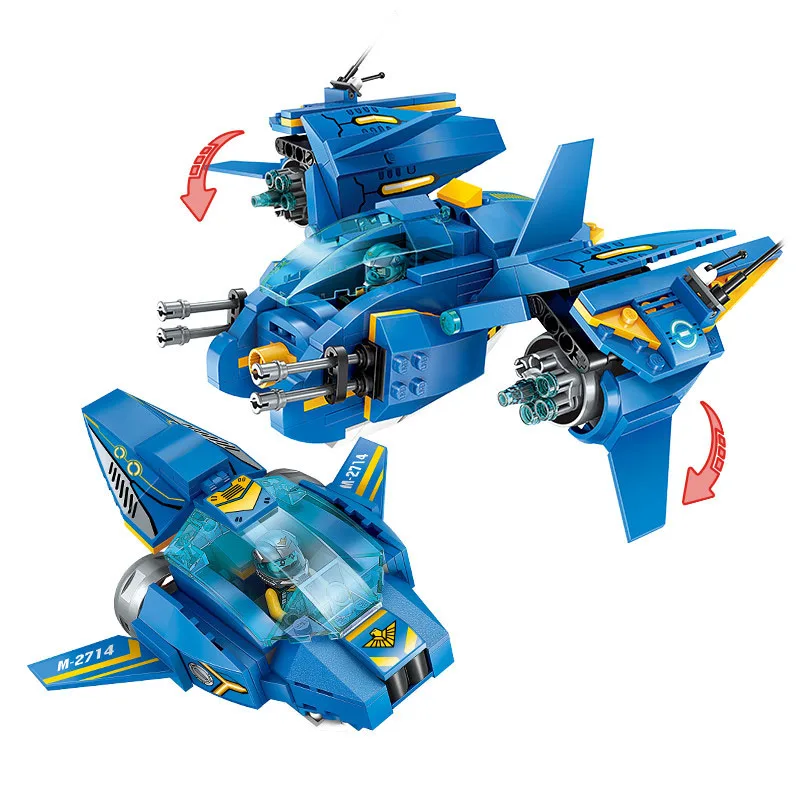 Enlighten Technic Air combat Fighter строительные блоки для автомобилей комплекты кирпичей