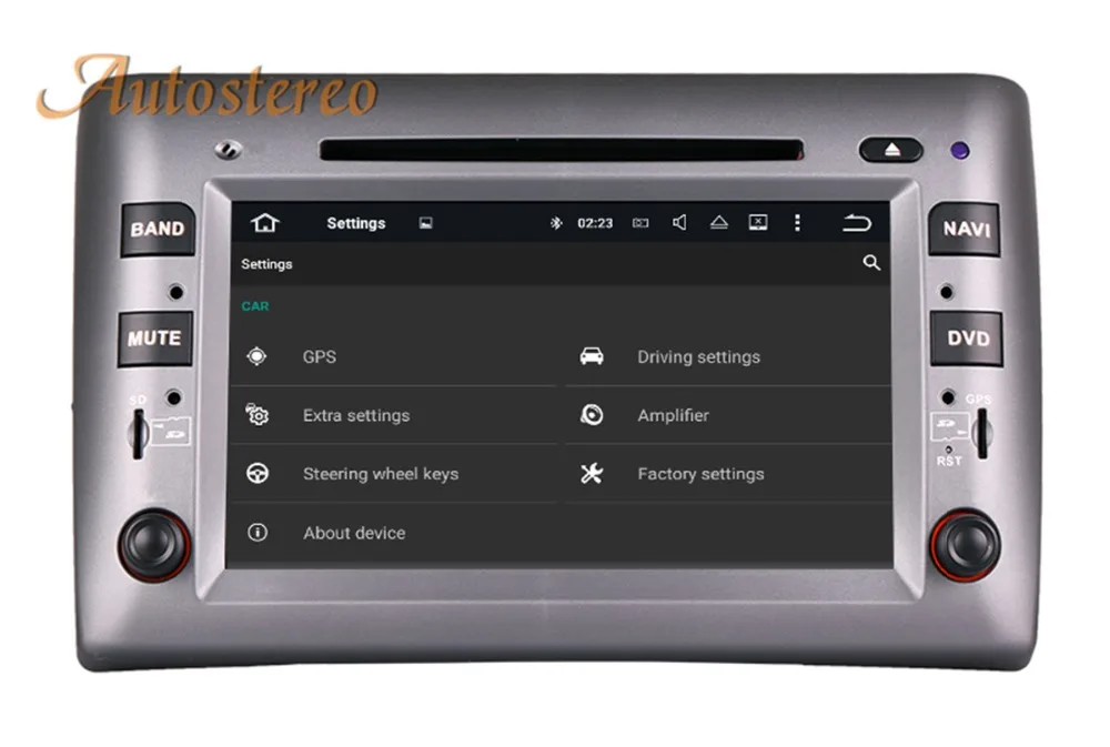 Android 9 автомобильный gps-навигатор Радио стерео для Fiat Stilo 2002-2010 мультимедийный плеер Автомобильный dvd-плеер радио магнитола головное устройство