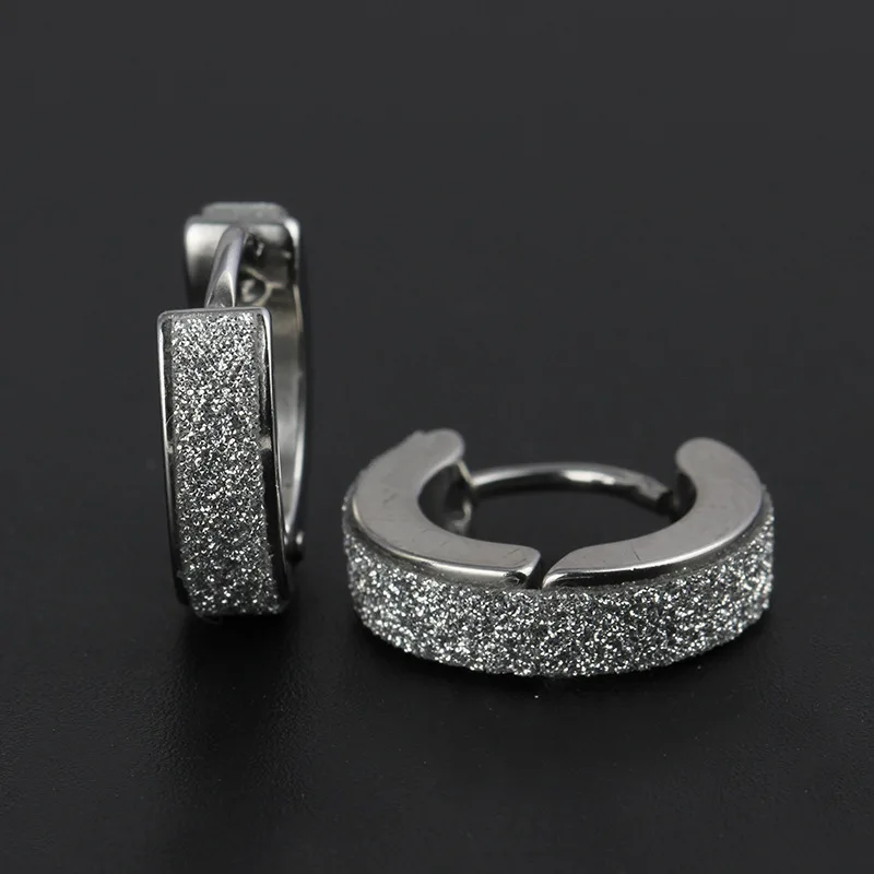 Gold/Silver/Black Plated Earrings 316L Stainless Steel Greek Key Stud boucle d'oreille for Men and Women Jewelry | Украшения и
