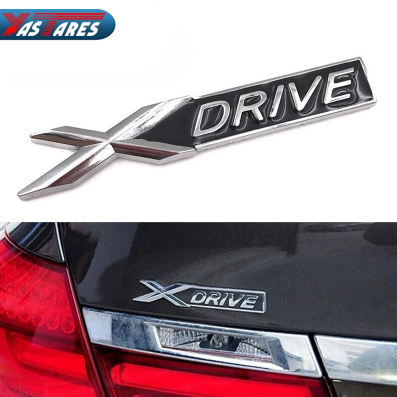 Новый металлический хромированный 3D значок X DRIVE эмблема наклейка для BMW 3 4 5 6 7 все