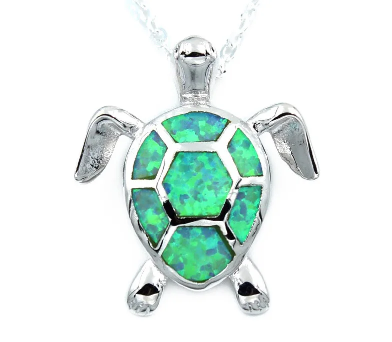 Новое поступление лета 2017 подвеска в виде черепахи из искусственного опала