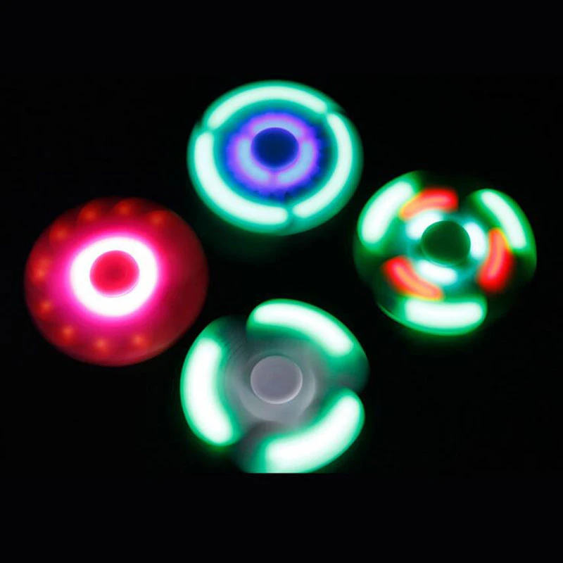 Блесна Динамик светодиодный мини EDC ABS Bluetooth пальца гироскопа палец Spinner сделать