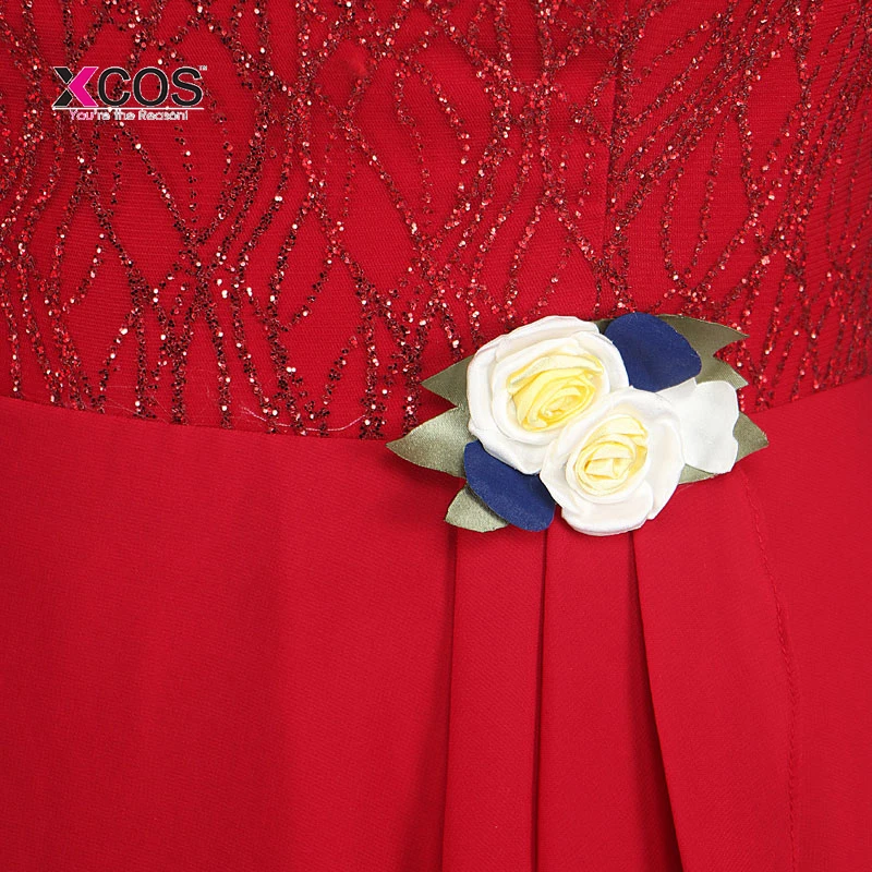 Мусульманские Вечерние платья 2018 трапециевидной формы длинные рукава красное