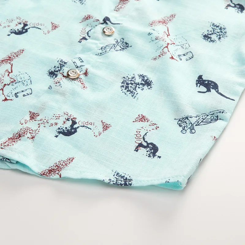 Новое поступление 2016 хлопковая рубашка 100% с милым мультяшным принтом для