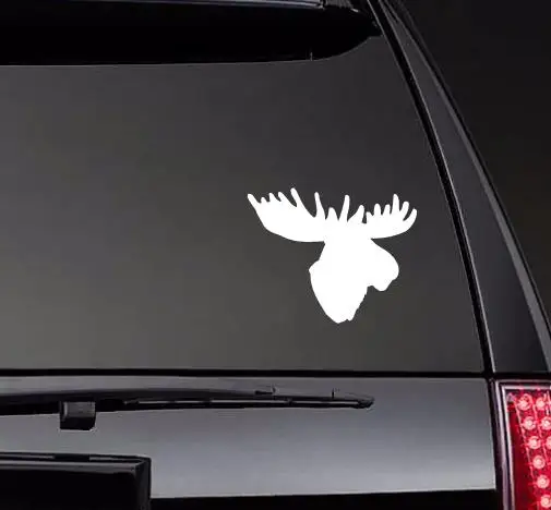 

elk Head Car Body Stickers Window Door Decal Funny Top Quality Waterproof ZP0242