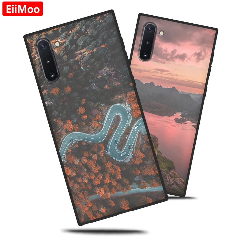 Чехол EiiMoo для телефона Samsung Galaxy Note 10 Силиконовый Модный мягкий чехол накладка с