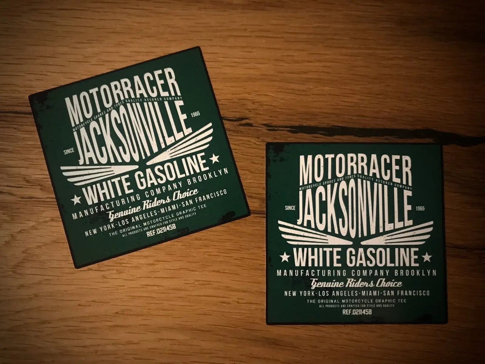 

Motor Racer Sticker Gasoline Oil Oil USA V2 Bike Retro Rider Old School #024