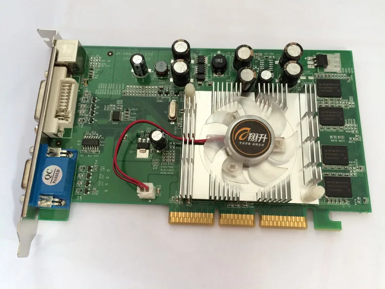Новая видеокарта nVIDIA GeForce 6200 128 МБ 64 бит DDR2 VGA/DVI AGP Поддержка 4X 8X| |