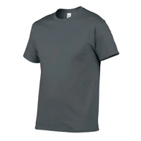 t shirt men solid color t shirt simple style male casual tshirt short sleeve o neck plus size