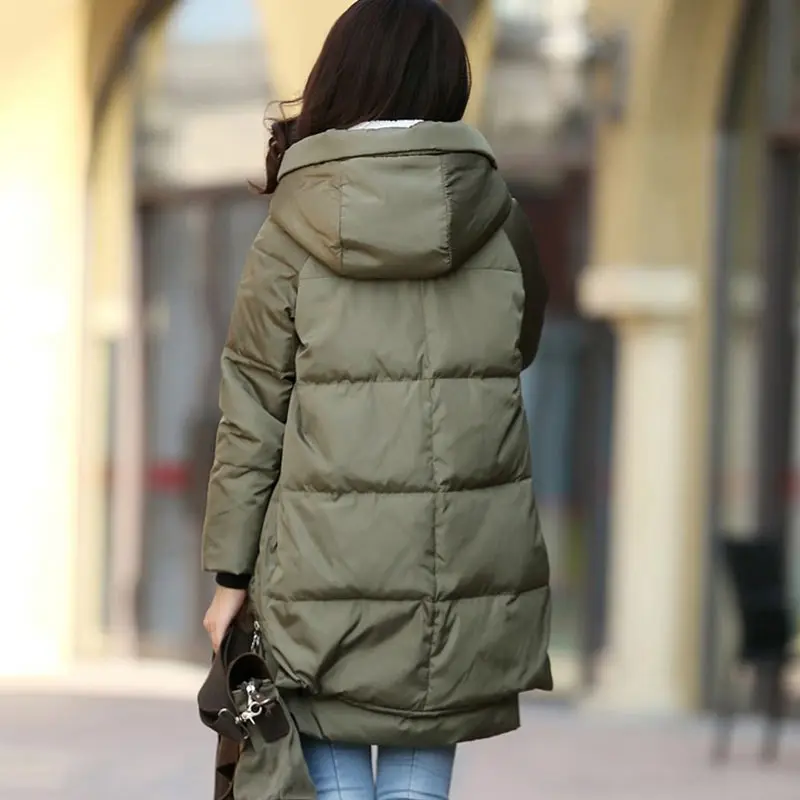 Winter Women Wadded Jacket Female 2017 Hooded Womens New Female Down Cotton Coats Slim Parkas Ladies Coat Plus Size 3XL WZ429