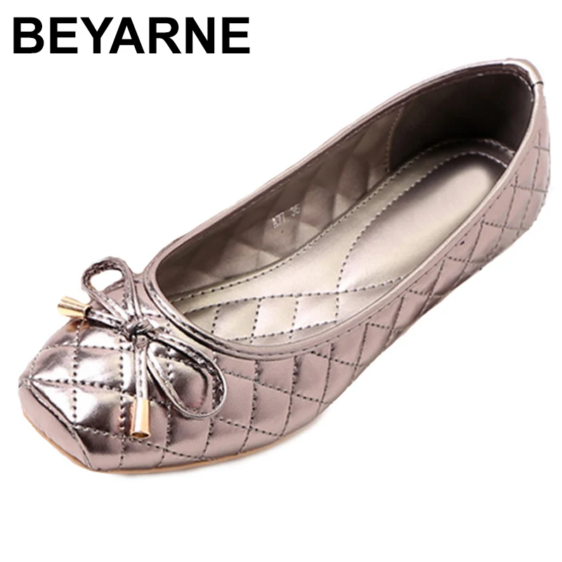 

BEYARNEFashion/женские мокасины на плоской подошве; Элегантные женские туфли на плоской подошве размера плюс; 9E745