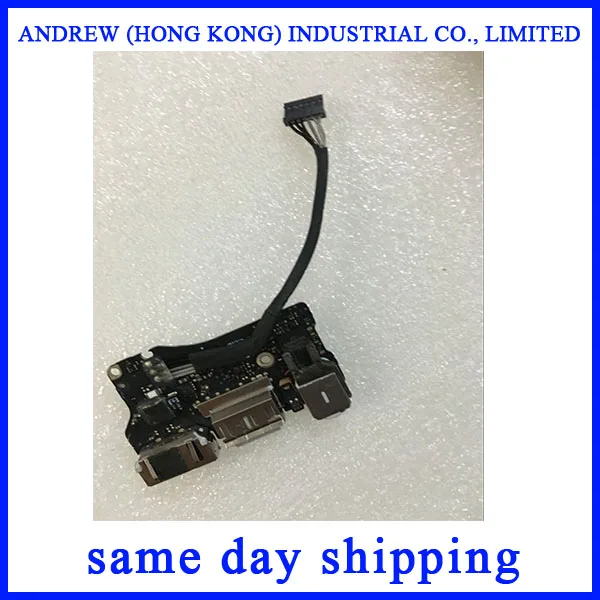 Оригинальная звуковая плата A1466 разъем питания USB I/O DC 13 &quotдля MacBook Air 1466 820-3455-A MD760