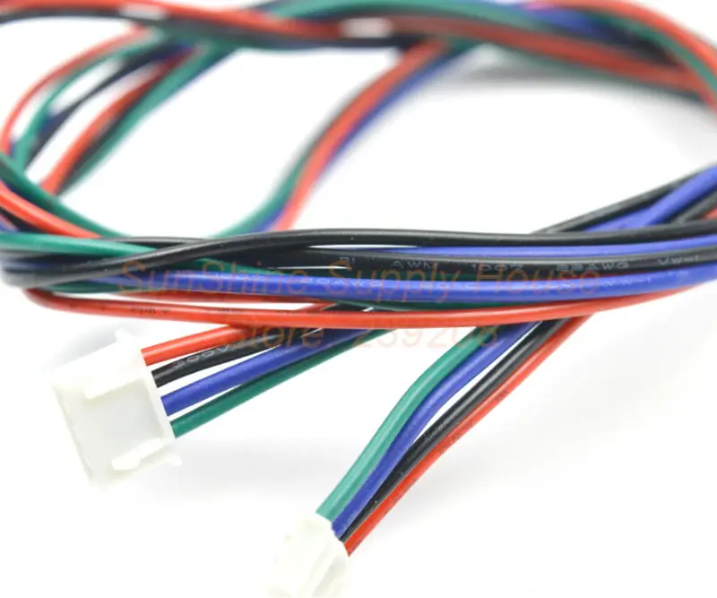 5 шт./лот XH 2.54 Разъем 1 м 4Pin женщина RepRap Dupont жильный кабель для NEMA17/42 шагового
