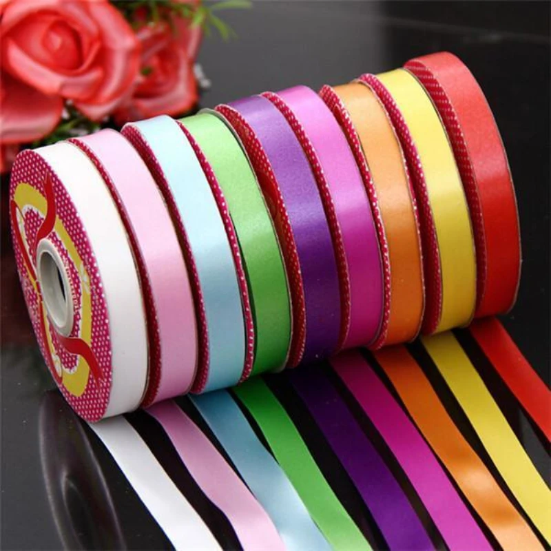 1 рулон лица атласная воздушная лента Новая мода Giftwrap завивка рождественские