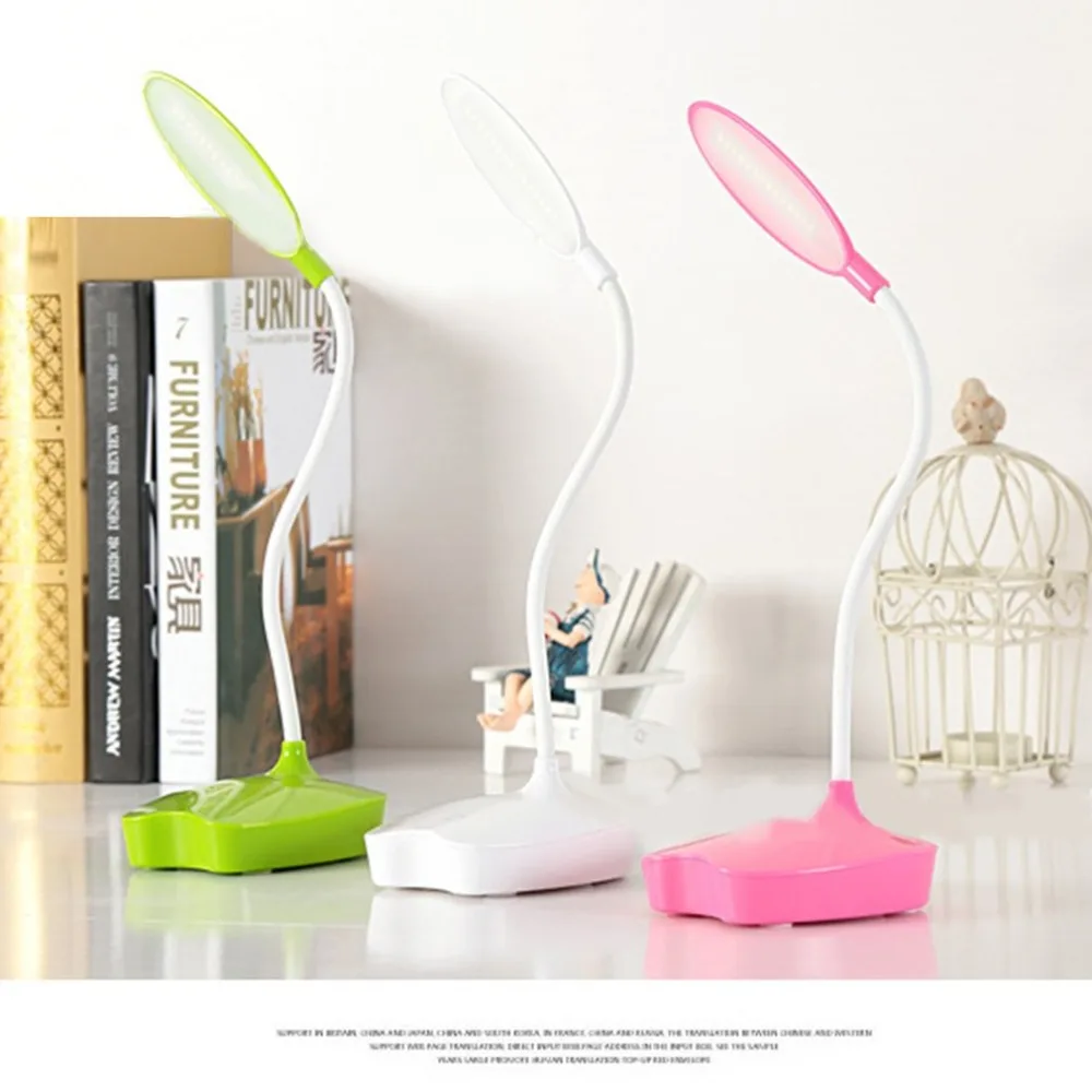 Новая креативная Складная Большая Белая светодиодная настольная лампа 3