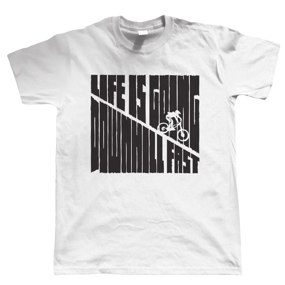 Мужская футболка с Горным байкером Спортивная Mtb летняя повседневная недорогие