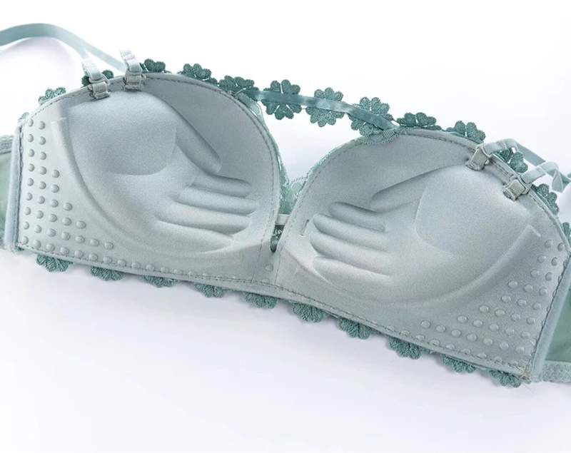 

Sexy Lingerie Women Lace Floral Embroidery Bra Underwear Fashion Seamless Push Up Bras Wireless Adjusted Bralette