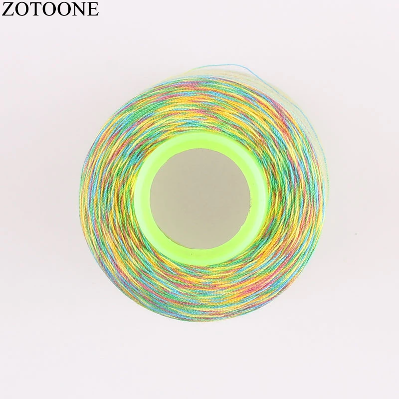 Швейные нити ZOTOONE для рукоделия 3000Y разноцветные 40S/2 вышивки промышленные оверлок