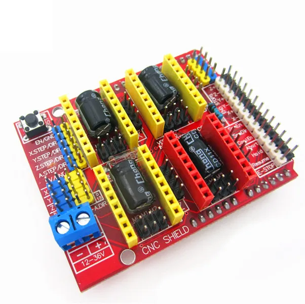cnc shield v3 engraving machine 3D Printer+ 4pcs A4988 driver expansion board + UNO R3 with USB cable | Компьютеры и офис