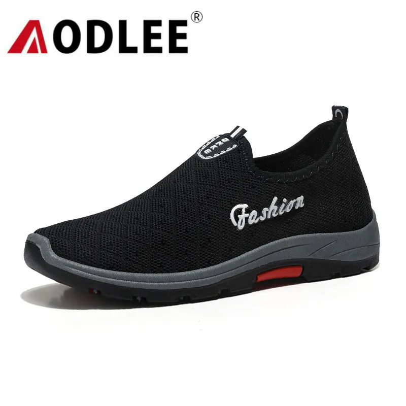 AODLEE 2019 Spring Mens Shoes Casual Slip on Mesh Fashion Loafers Men Sneakers Walking mocassin homme | Обувь